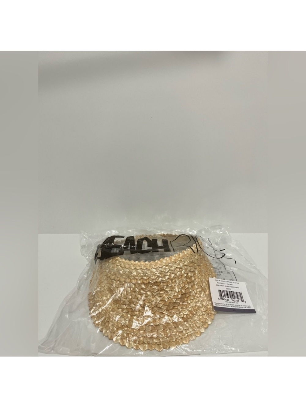 Beach Riot Straw Visor NEW - Picture 6 of 8